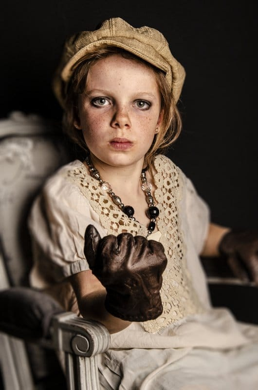 Fillette en Gavroche Steampunk ©Sacha Charles Martin